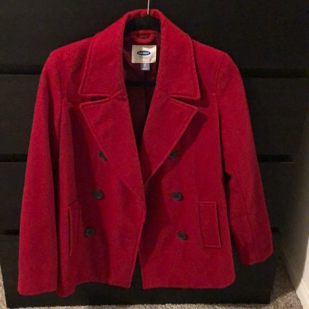 Red Pea Coat